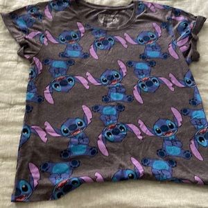 Disney Lilo and Stitch Cuffed sleeve Tshirt